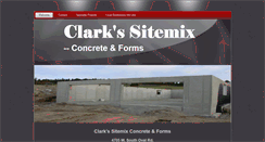 Desktop Screenshot of clarkssitemix.com
